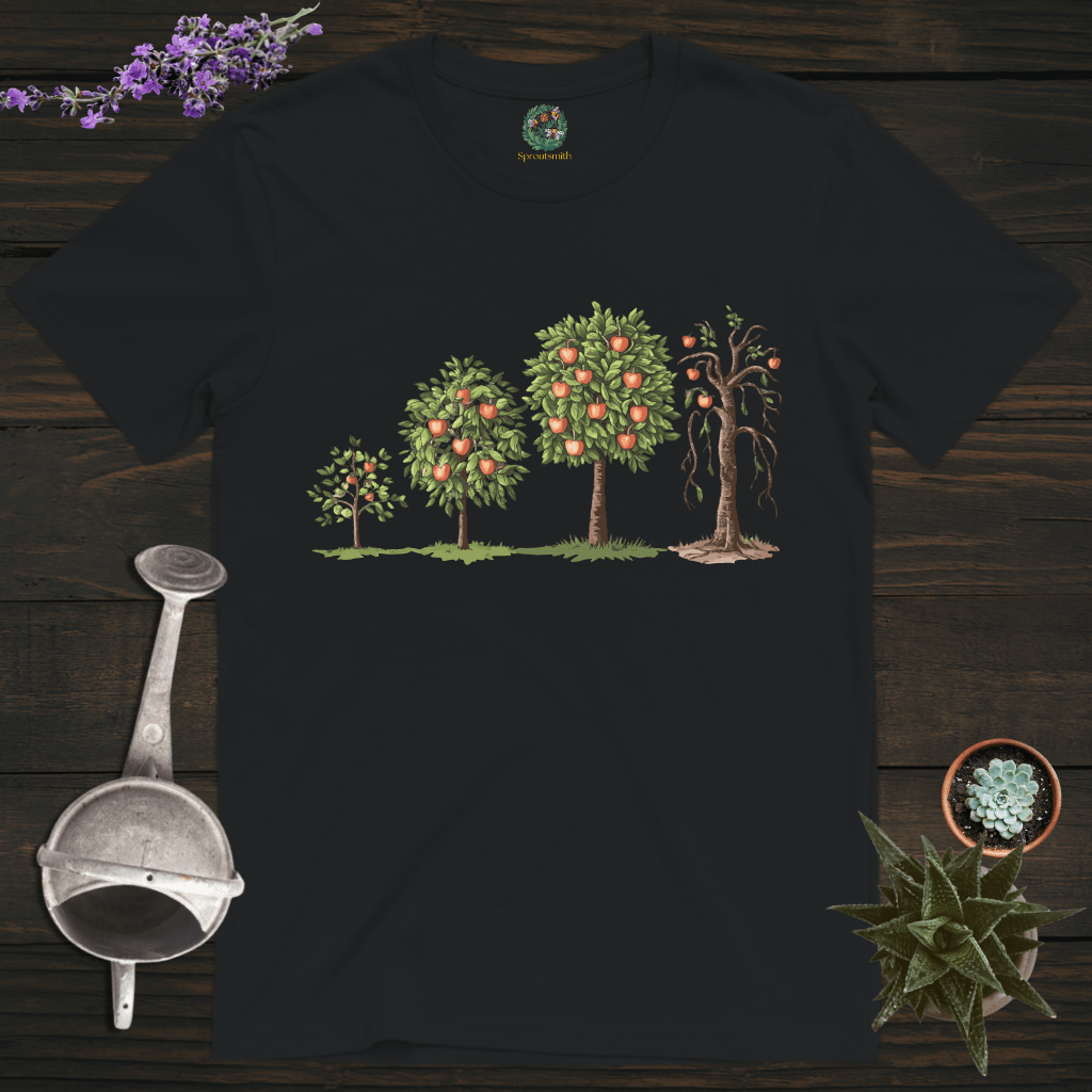 Sproutsmith T-Shirt Black / S Apple Trees T-Shirt