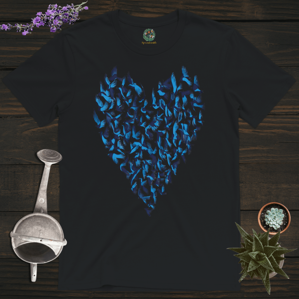 Sproutsmith T-Shirt Black / S Blue Birds T-Shirt