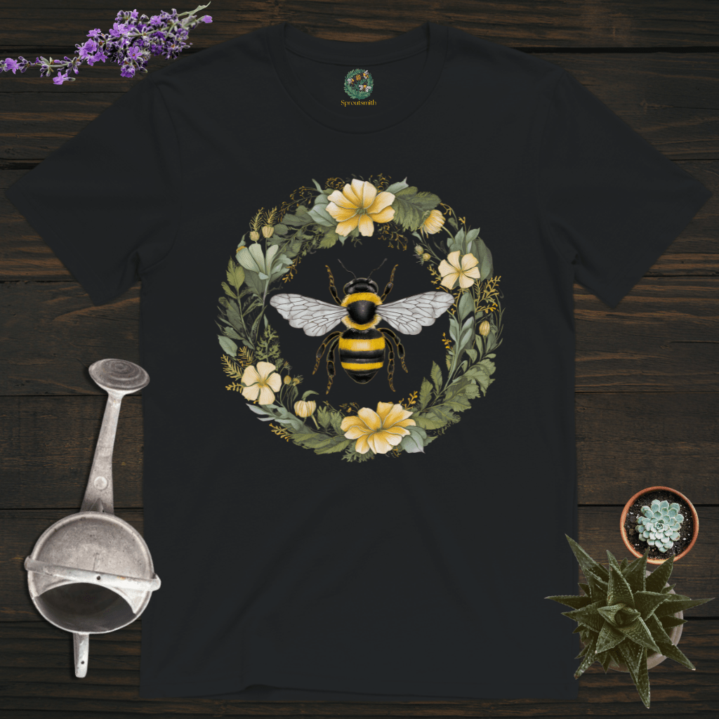 Sproutsmith T-Shirt Black / S Floral Bee T-Shirt