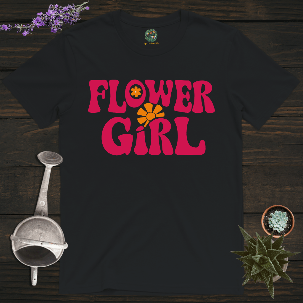Sproutsmith T-Shirt Black / S Flower Girl T-Shirt