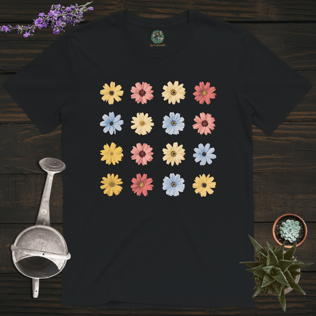 Sproutsmith T-Shirt Black / S Flowers T-Shirt