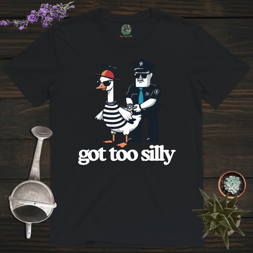 Sproutsmith T-Shirt Black / S Goose Got Too Silly T-Shirt