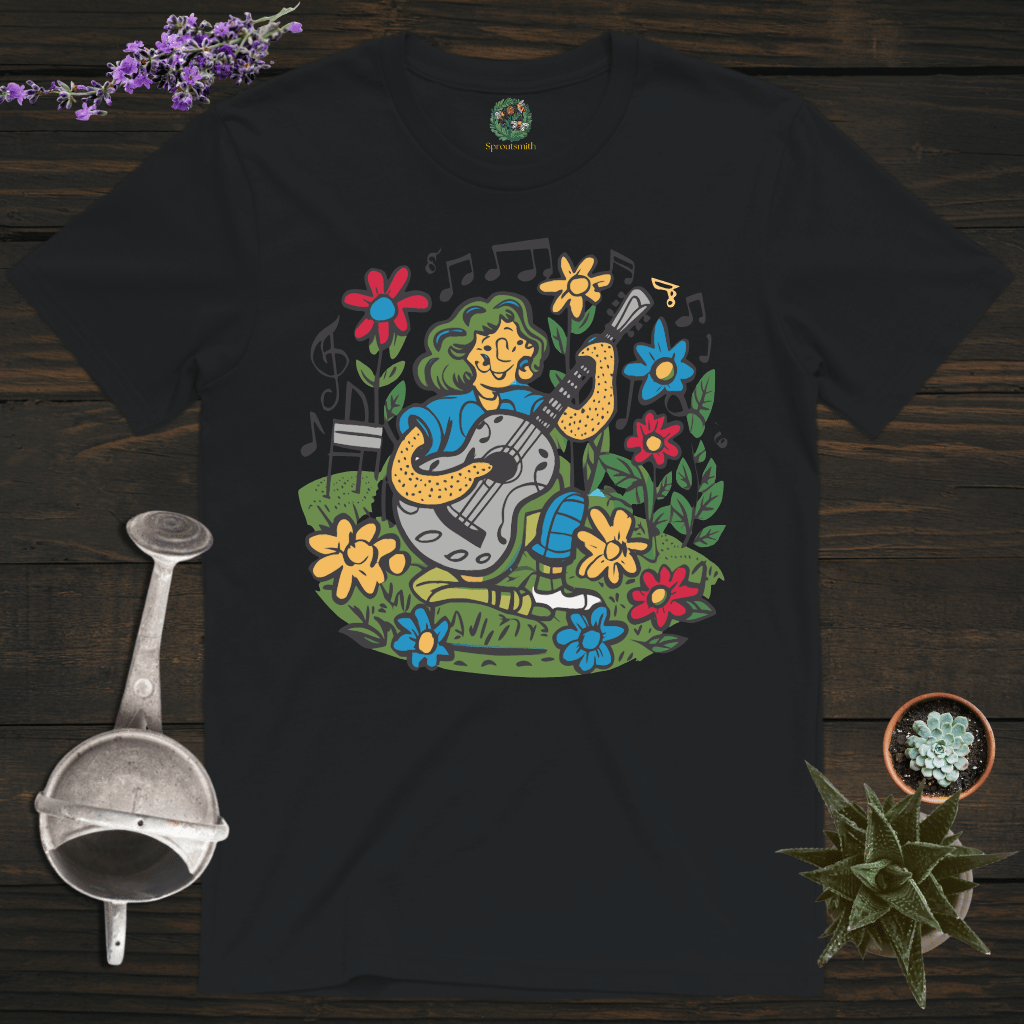 Sproutsmith T-Shirt Black / S Guitar in the Garden T-Shirt