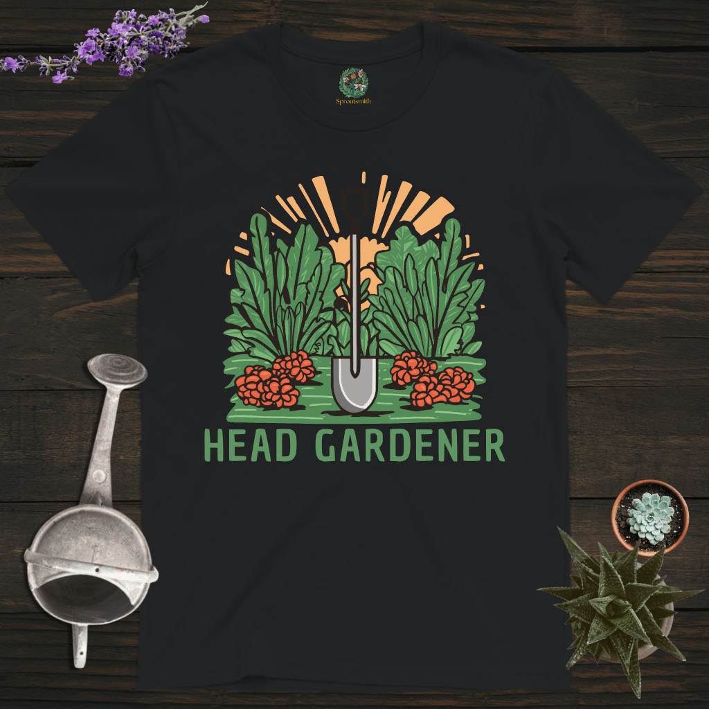 Sproutsmith T-Shirt Black / S Head Gardener T-Shirt