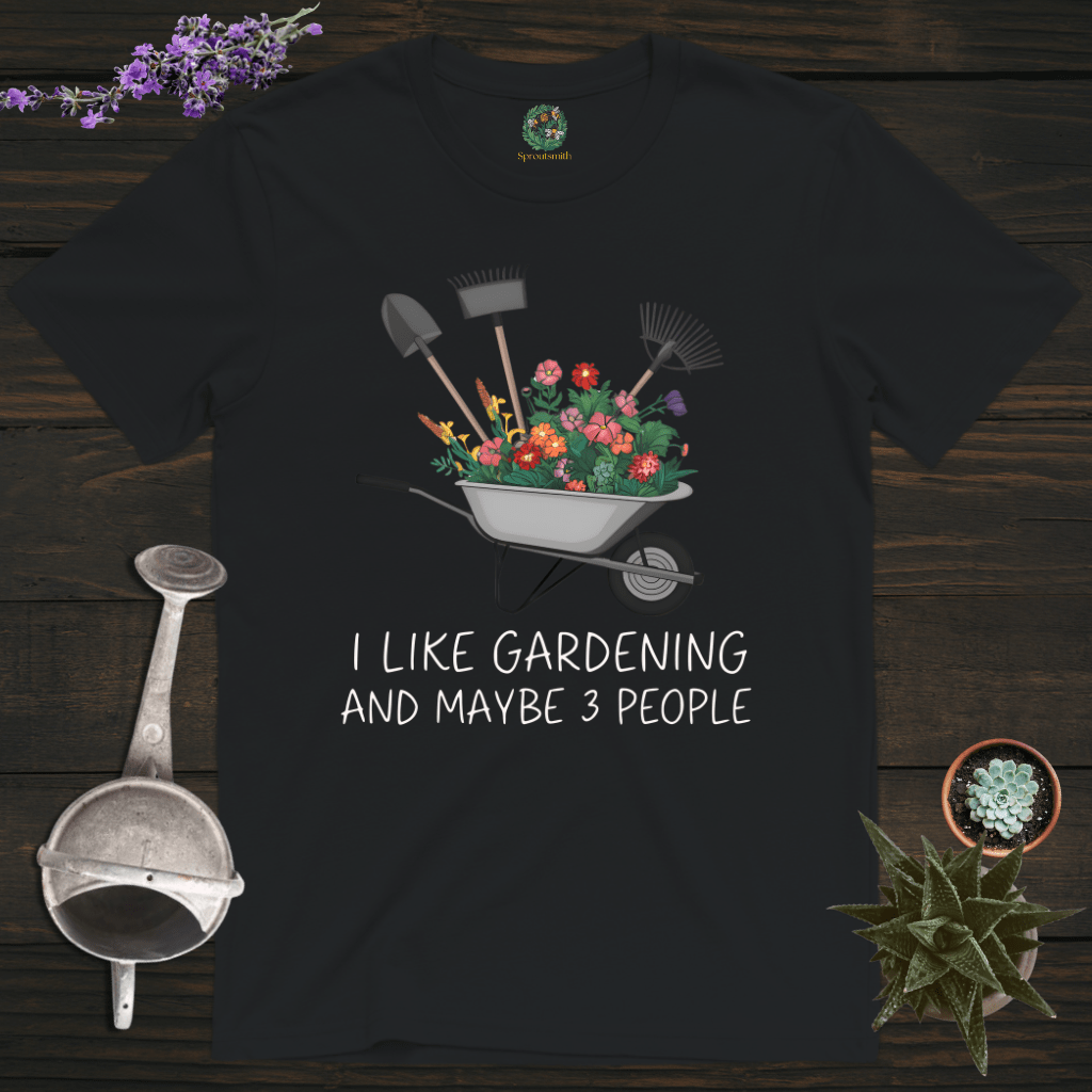 Sproutsmith T-Shirt Black / S I Like Gardening T-Shirt