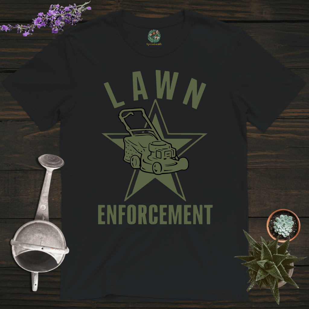 Sproutsmith T-Shirt Black / S Lawn Enforcement T-Shirt