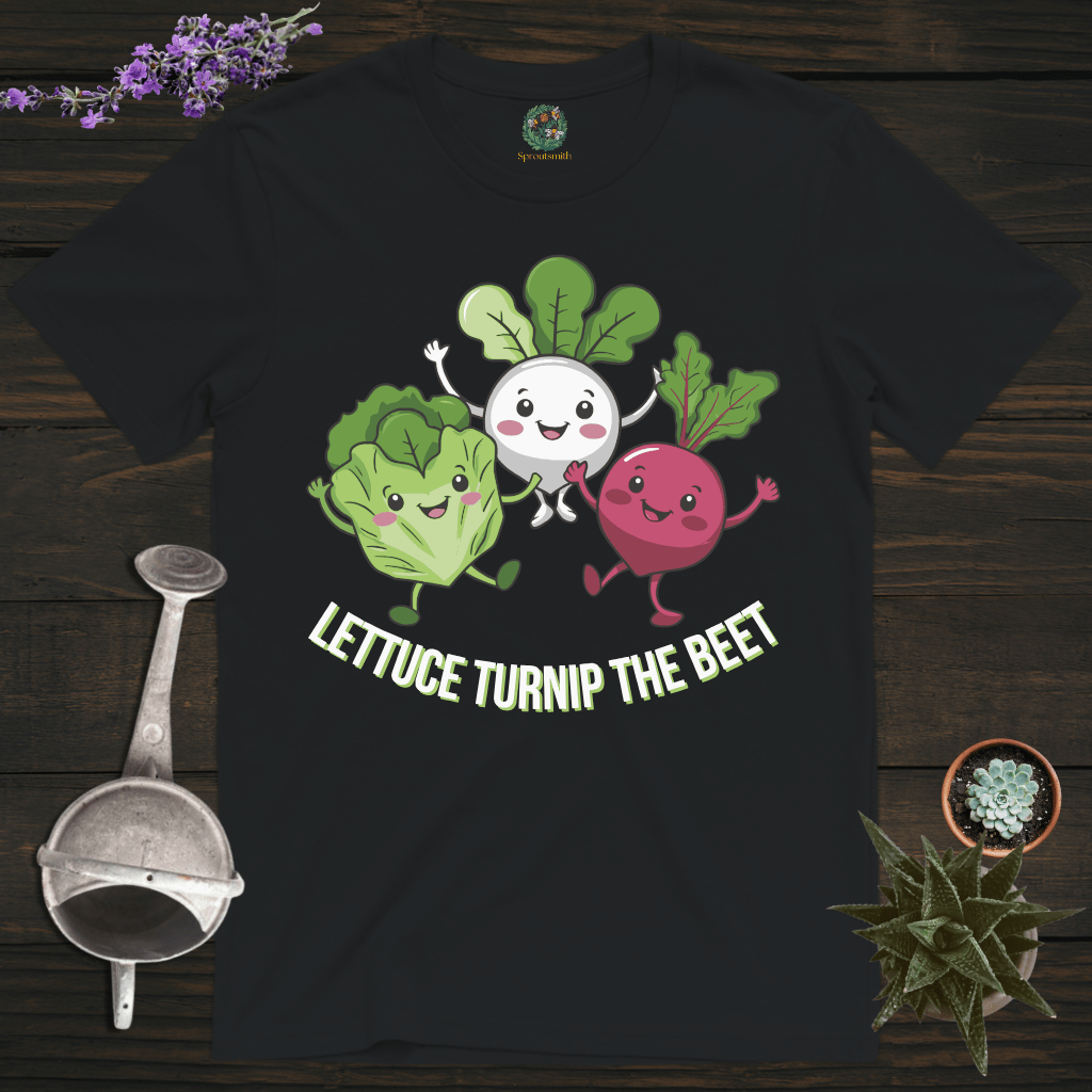 Sproutsmith T-Shirt Black / S Lettuce Turnip the Beet T-Shirt