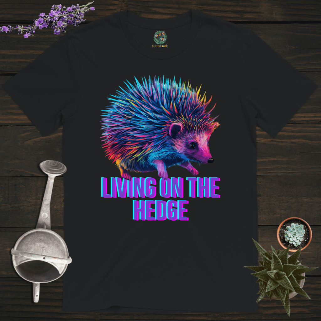 Sproutsmith T-Shirt Black / S Living on the Hedge T-Shirt
