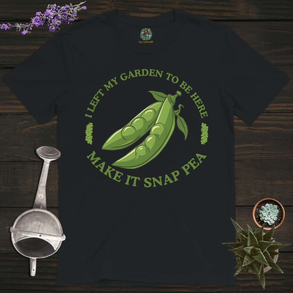 Sproutsmith T-Shirt Black / S Make It Snap Pea T-Shirt