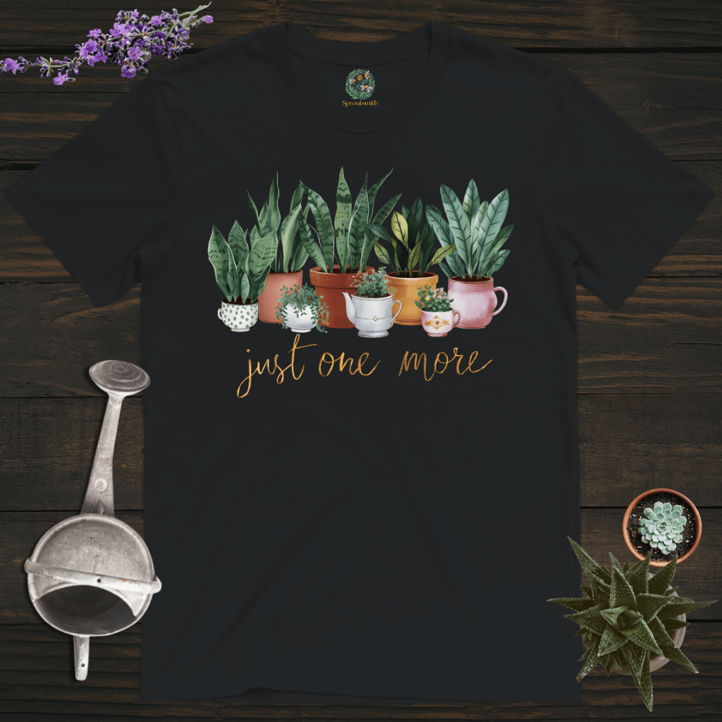 Sproutsmith T-Shirt Black / S One More Plant T-Shirt