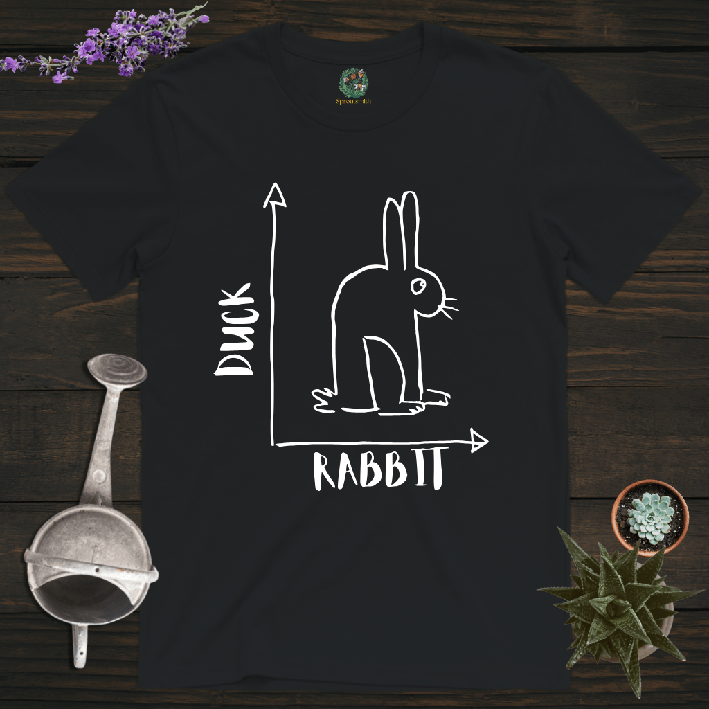 Sproutsmith T-Shirt Black / S Rabbit or Duck T-Shirt
