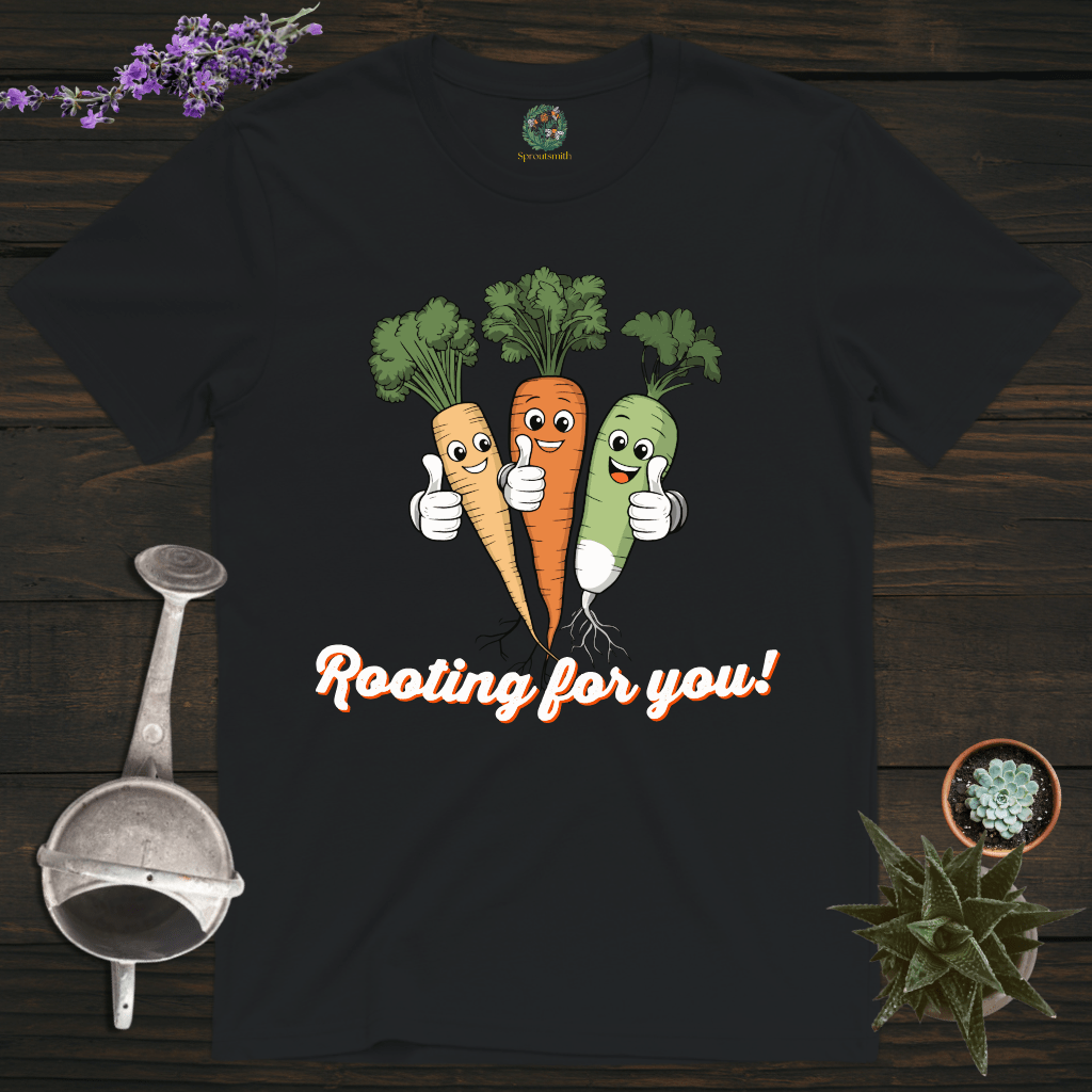 Sproutsmith T-Shirt Black / S Rooting For You T-Shirt