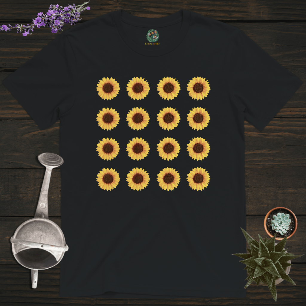 Sproutsmith T-Shirt Black / S Sunflowers T-Shirt
