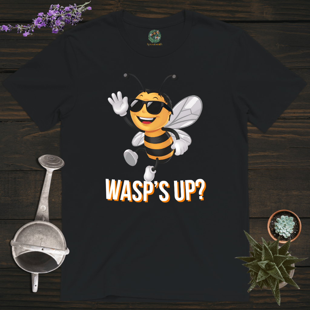 Sproutsmith T-Shirt Black / S Wasp's Up? T-Shirt