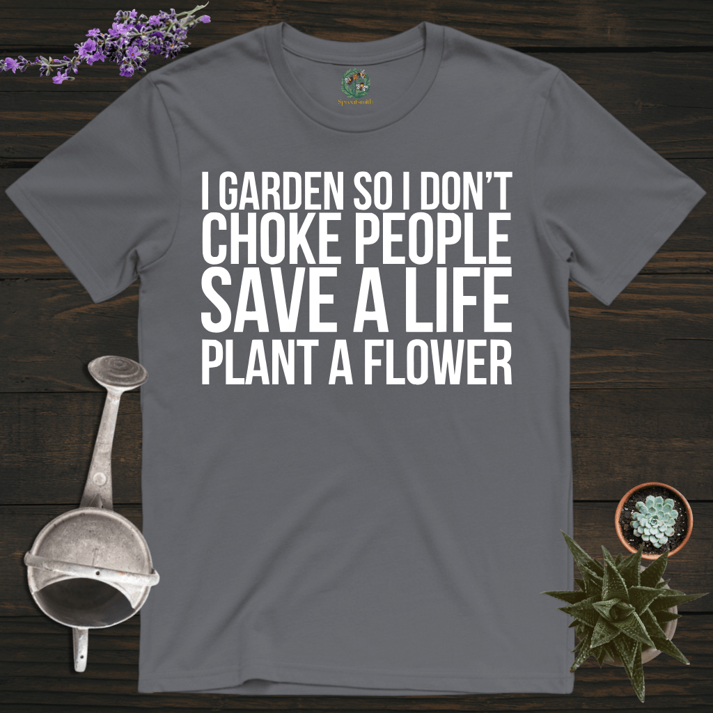 Sproutsmith T-Shirt Charcoal / S Save a Life T-Shirt