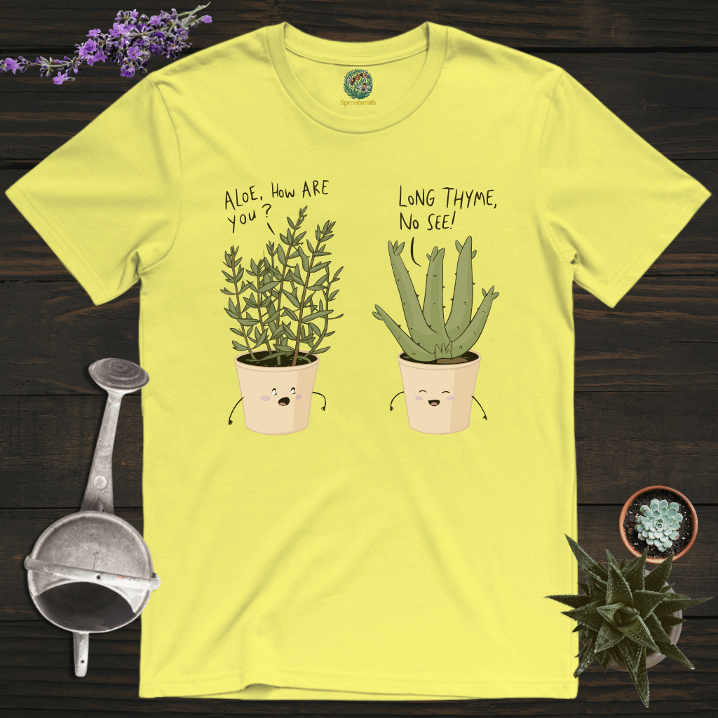Sproutsmith T-Shirt Cornsilk / S Aloe Meets Thyme T-Shirt