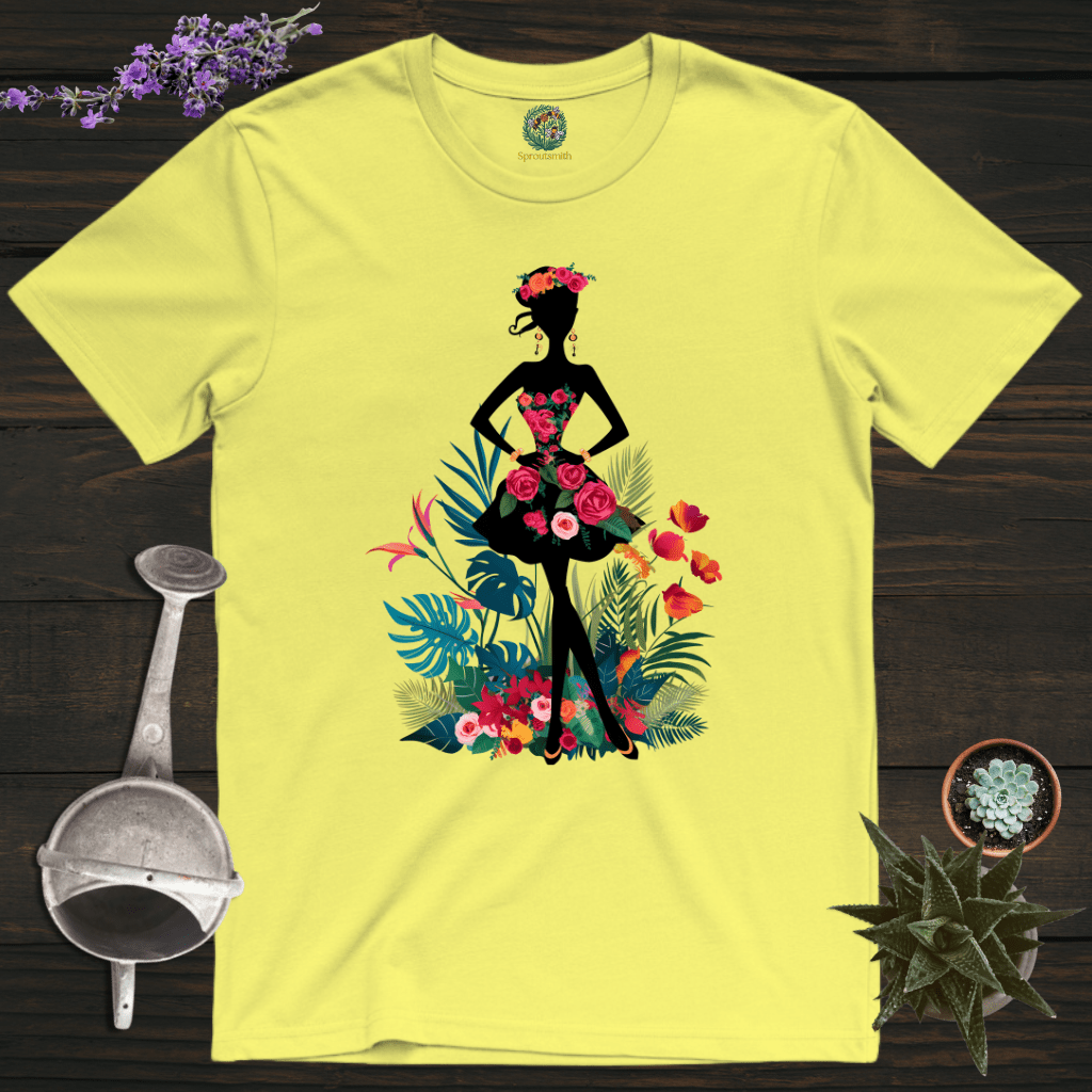 Sproutsmith T-Shirt Cornsilk / S Floral Lady T-Shirt