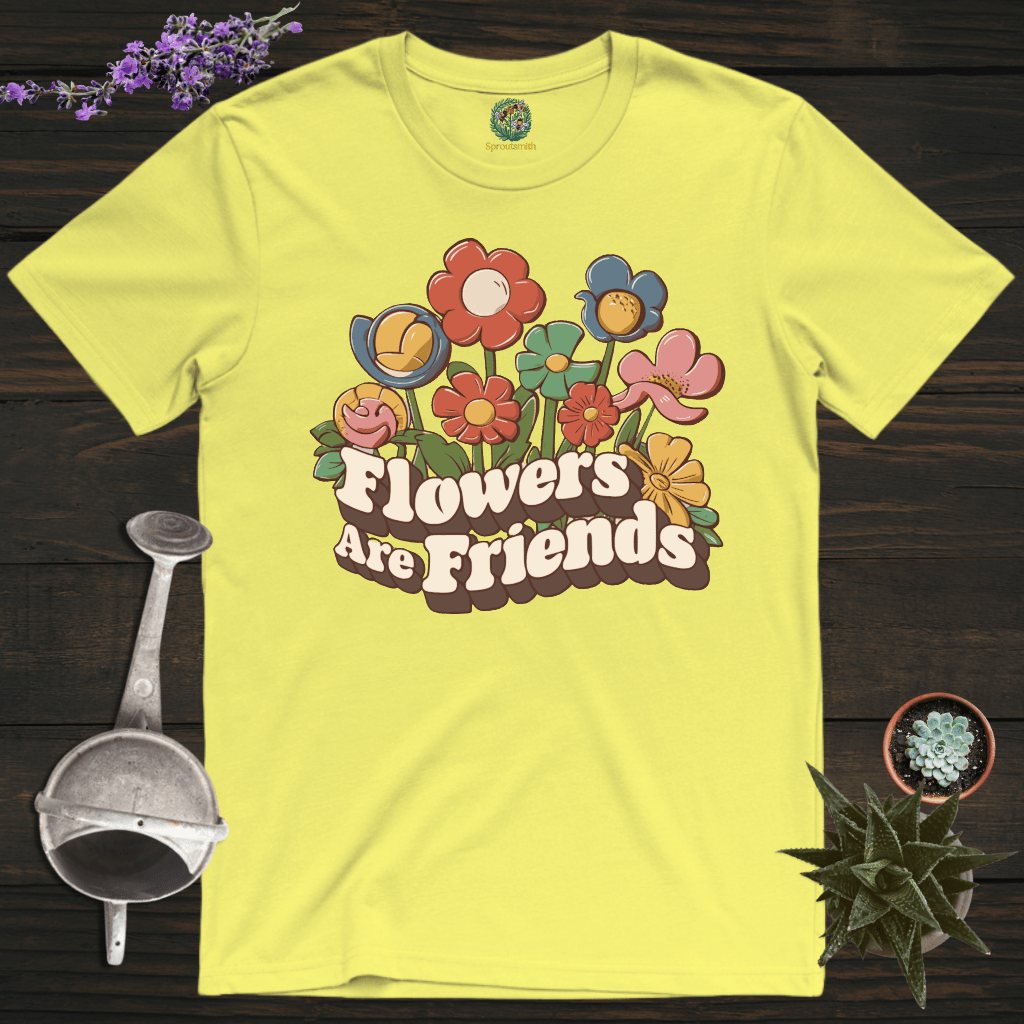 Sproutsmith T-Shirt Cornsilk / S Flowers Are Friends T-Shirt