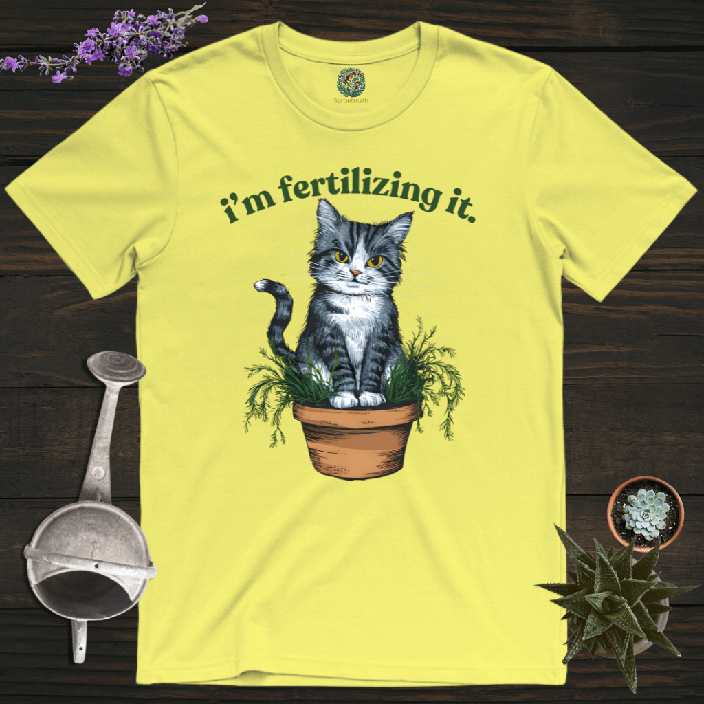 Sproutsmith T-Shirt Cornsilk / S I'm Fertilizing It T-Shirt