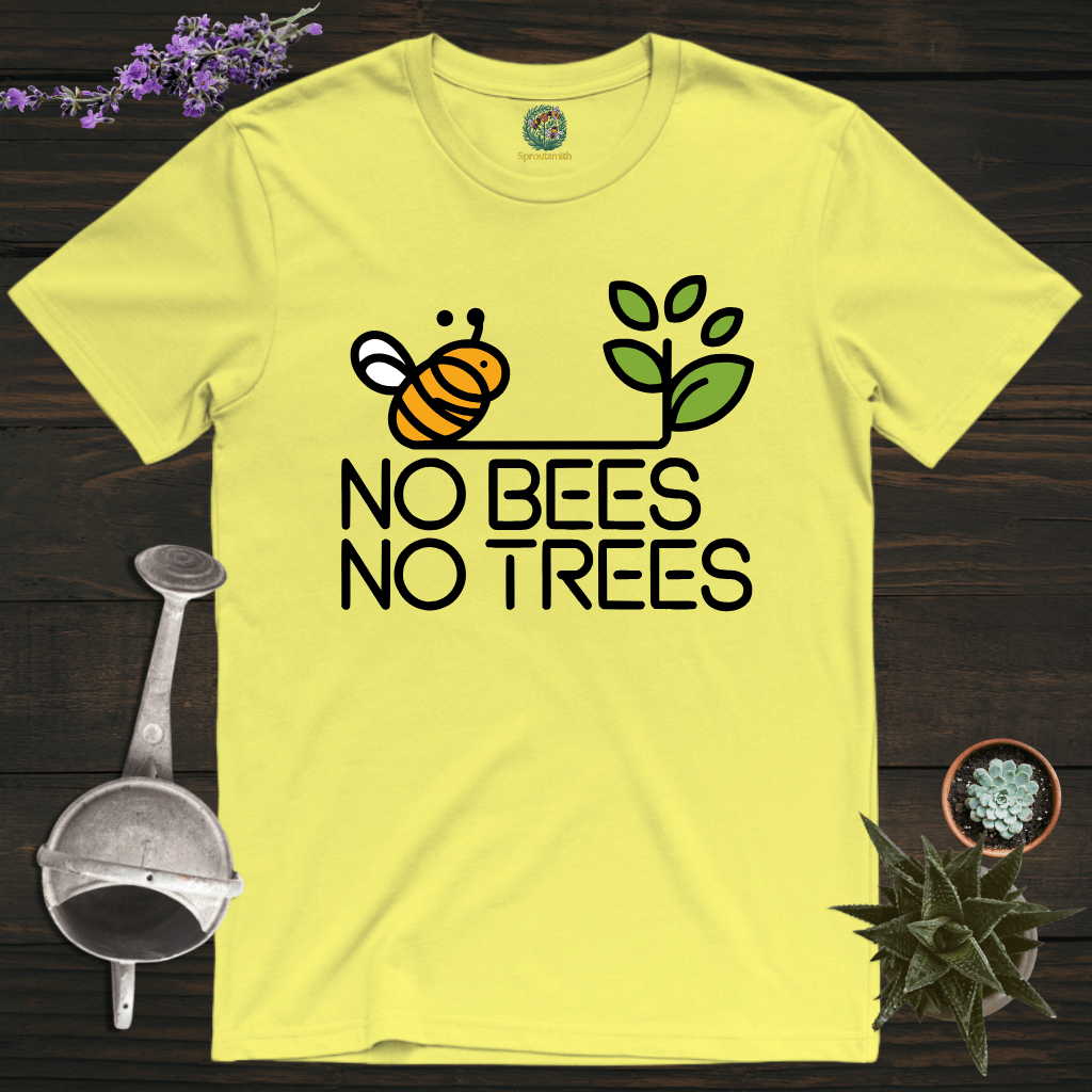 Sproutsmith T-Shirt Cornsilk / S No Bees No Trees T-Shirt
