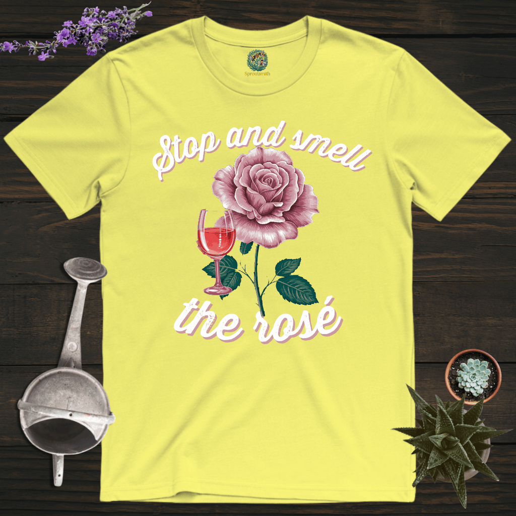 Sproutsmith T-Shirt Cornsilk / S Smell the Rosé T-Shirt