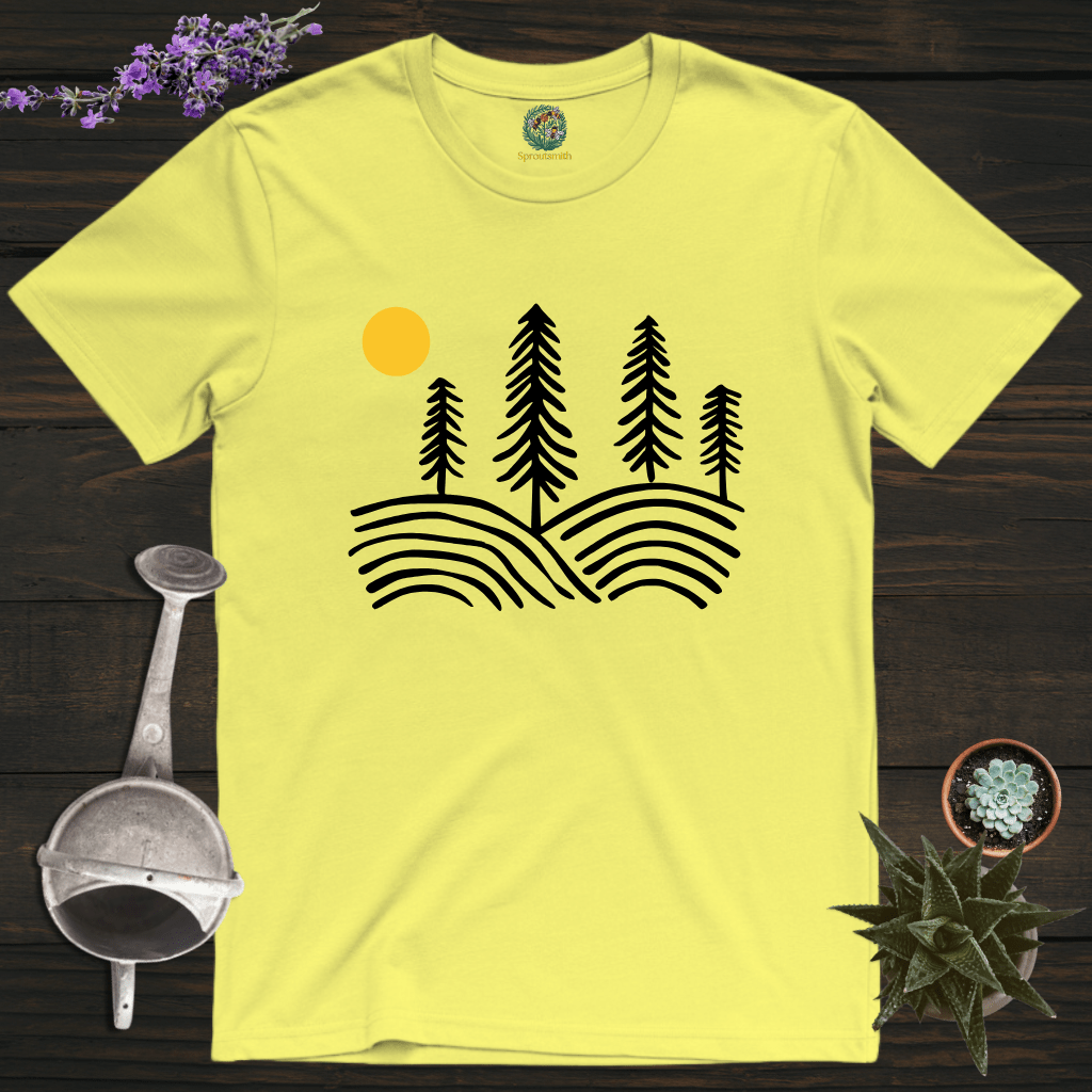 Sproutsmith T-Shirt Cornsilk / S Sunlit Pines T-Shirt