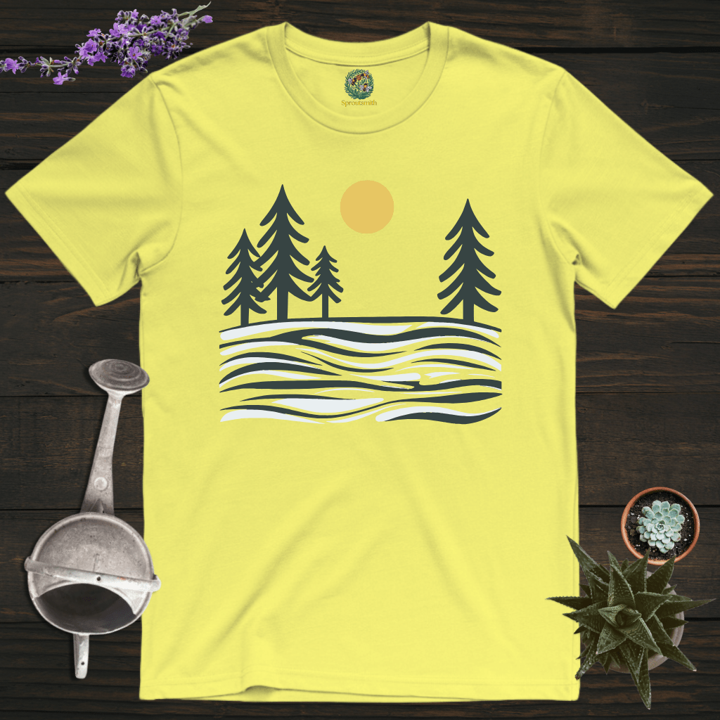 Sproutsmith T-Shirt Cornsilk / S Sunshine Over Pines T-Shirt