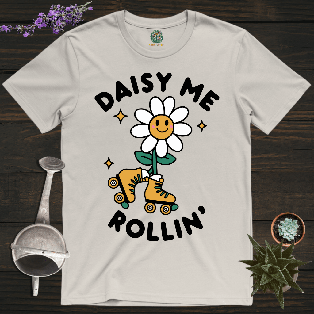 Sproutsmith T-Shirt Ice Grey / S Daisy Me Rolling T-Shirt