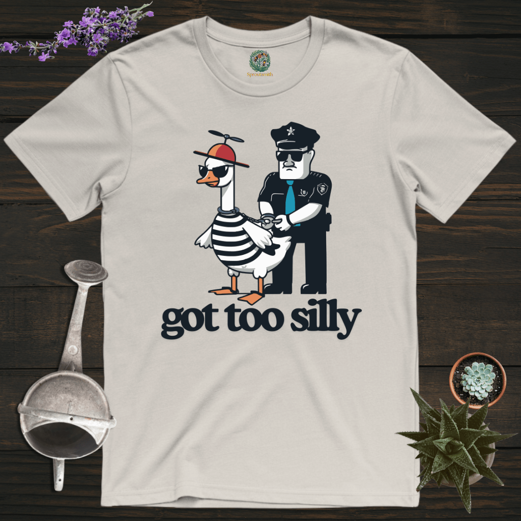 Sproutsmith T-Shirt Ice Grey / S Goose Got Too Silly T-Shirt