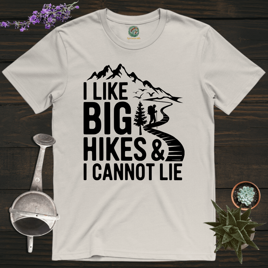 Sproutsmith T-Shirt Ice Grey / S I Like Big Hikes T-Shirt
