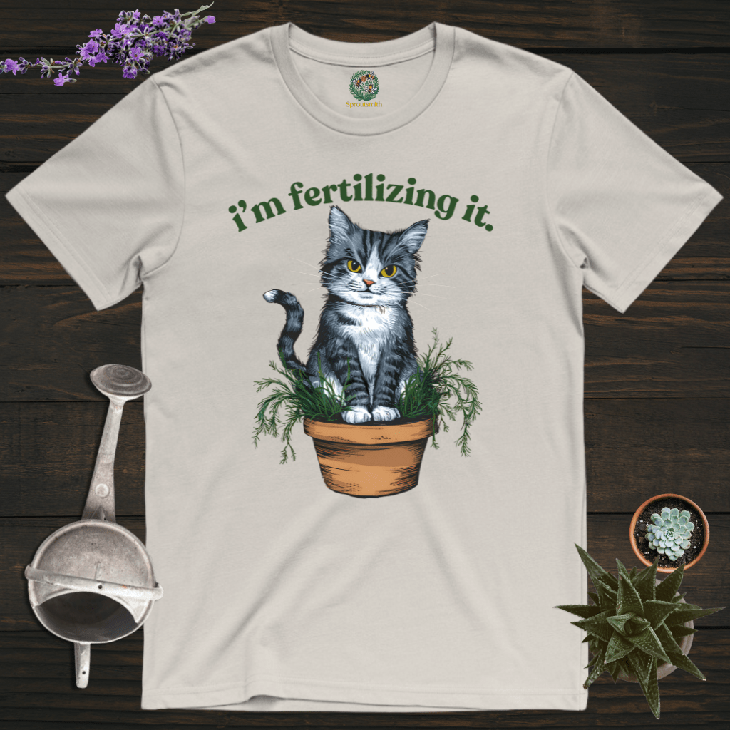 Sproutsmith T-Shirt Ice Grey / S I'm Fertilizing It T-Shirt