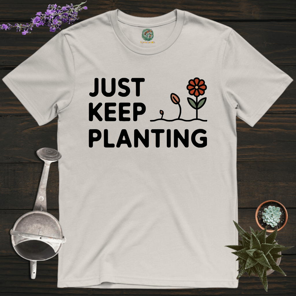 Sproutsmith T-Shirt Ice Grey / S Just Keep Planting T-Shirt