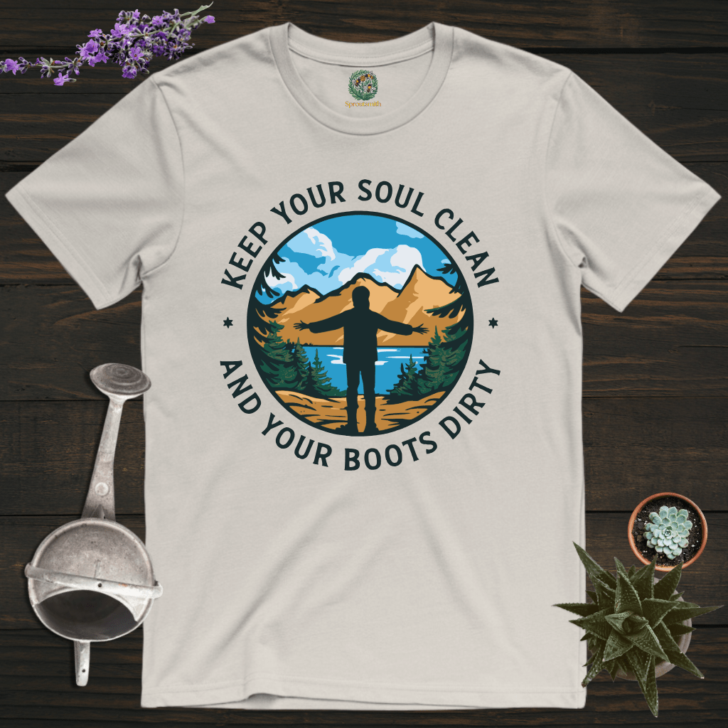 Sproutsmith T-Shirt Ice Grey / S Keep Your Soul Clean T-Shirt