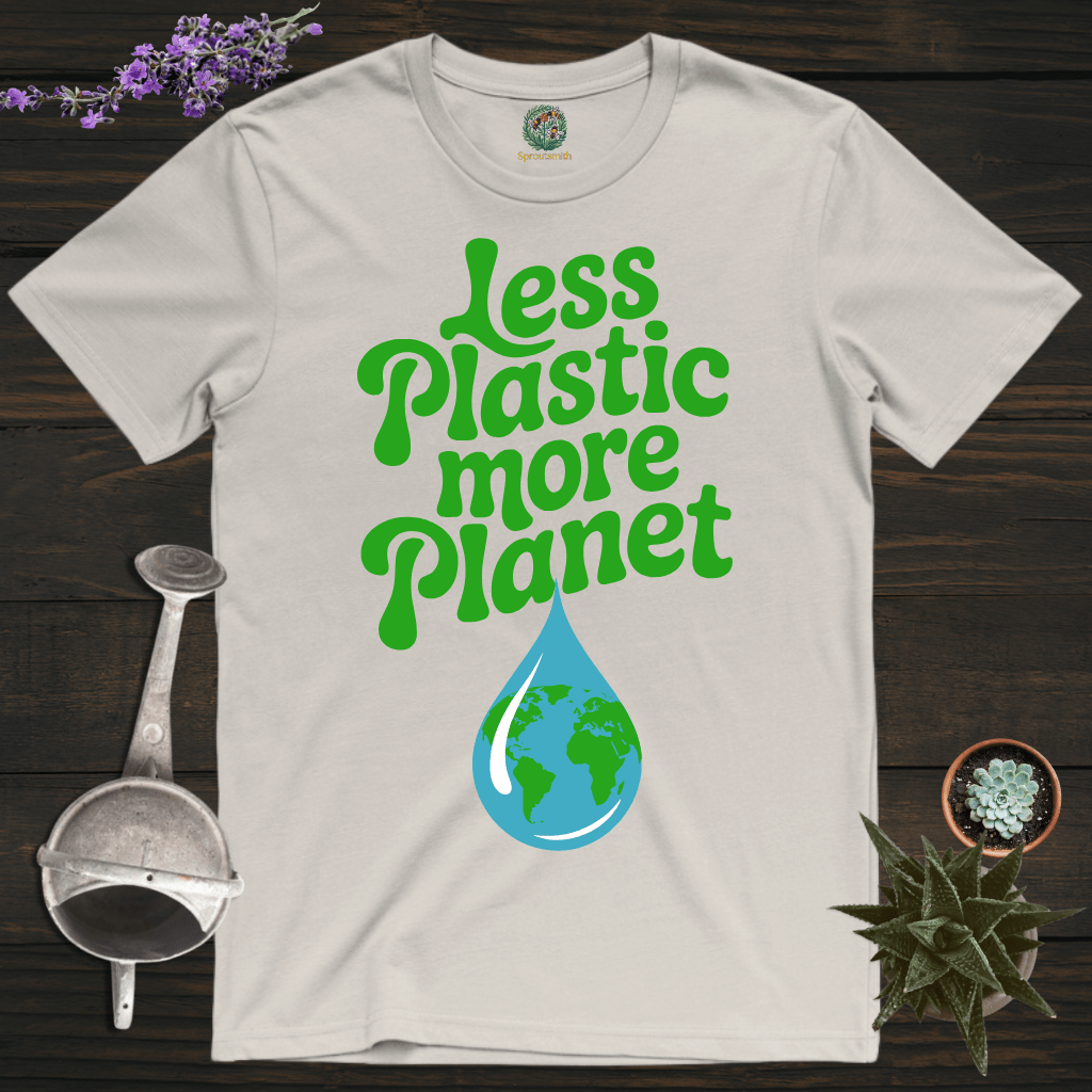 Sproutsmith T-Shirt Ice Grey / S Less Plastic More Planet T-Shirt