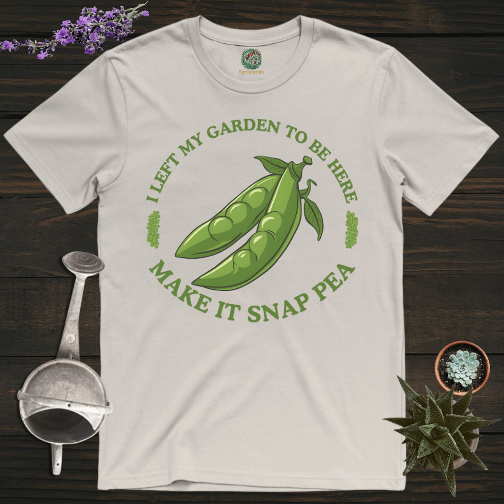 Sproutsmith T-Shirt Ice Grey / S Make It Snap Pea T-Shirt