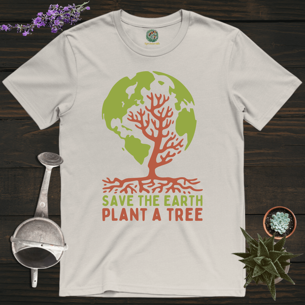 Sproutsmith T-Shirt Ice Grey / S Save the Earth T-Shirt