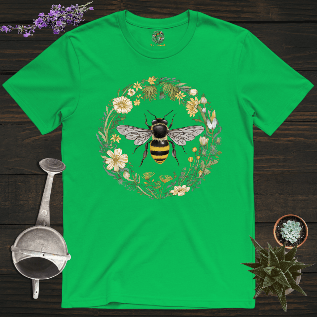 Sproutsmith T-Shirt Irish Green / S Bee Flowers T-Shirt