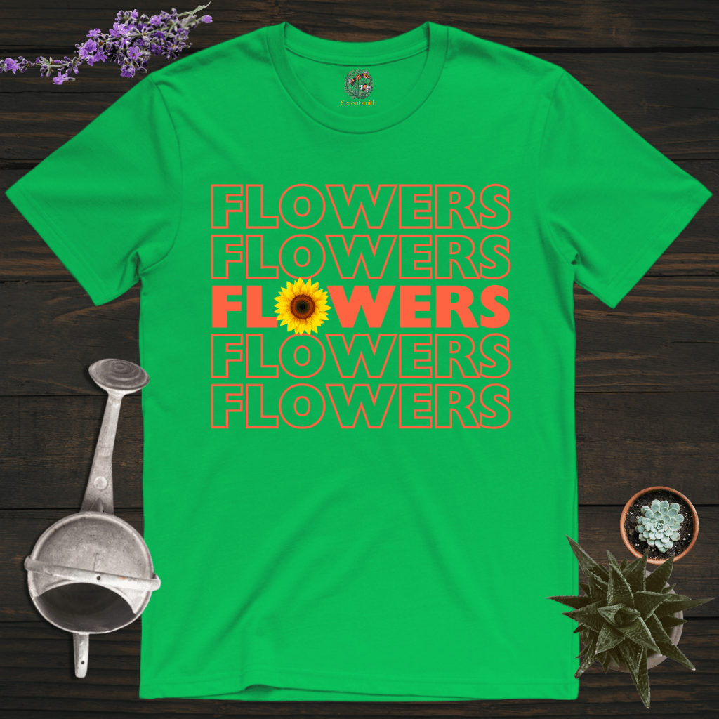 Sproutsmith T-Shirt Irish Green / S Flowers Flowers T-Shirt