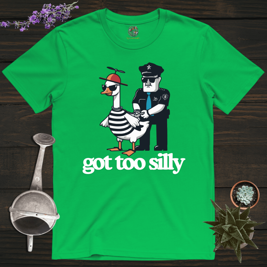 Sproutsmith T-Shirt Irish Green / S Goose Got Too Silly T-Shirt