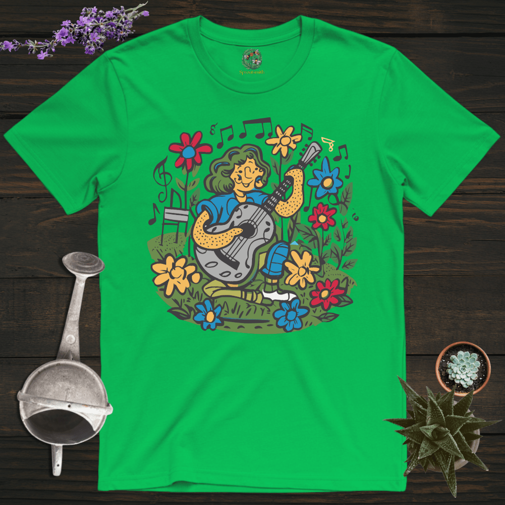 Sproutsmith T-Shirt Irish Green / S Guitar in the Garden T-Shirt
