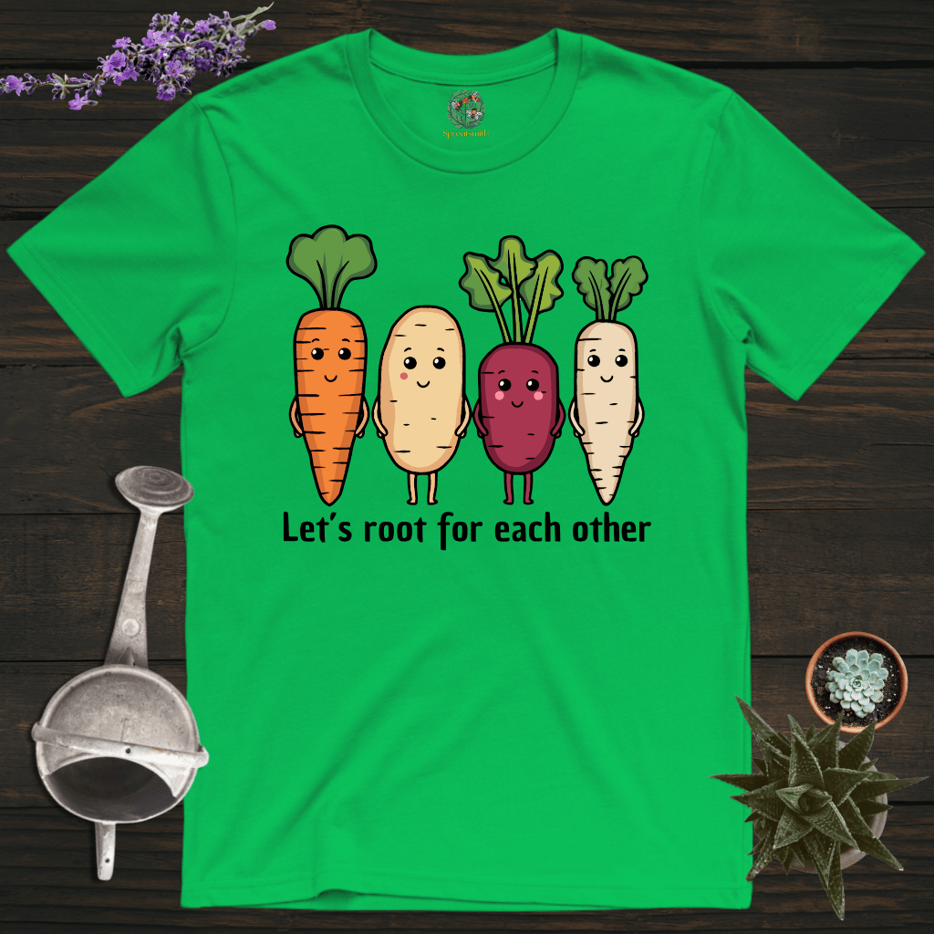 Sproutsmith T-Shirt Irish Green / S Let's Root For Each Other T-Shirt