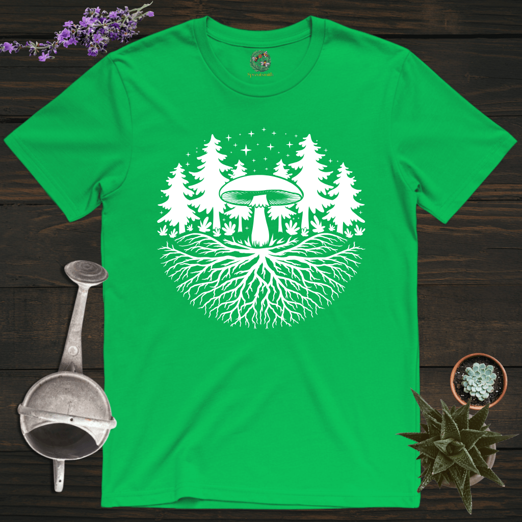 Sproutsmith T-Shirt Irish Green / S Midnight Mycelium T-Shirt