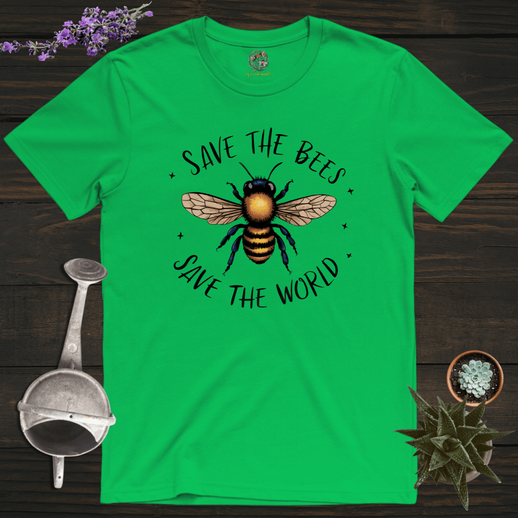 Sproutsmith T-Shirt Irish Green / S Save the Bees T-Shirt