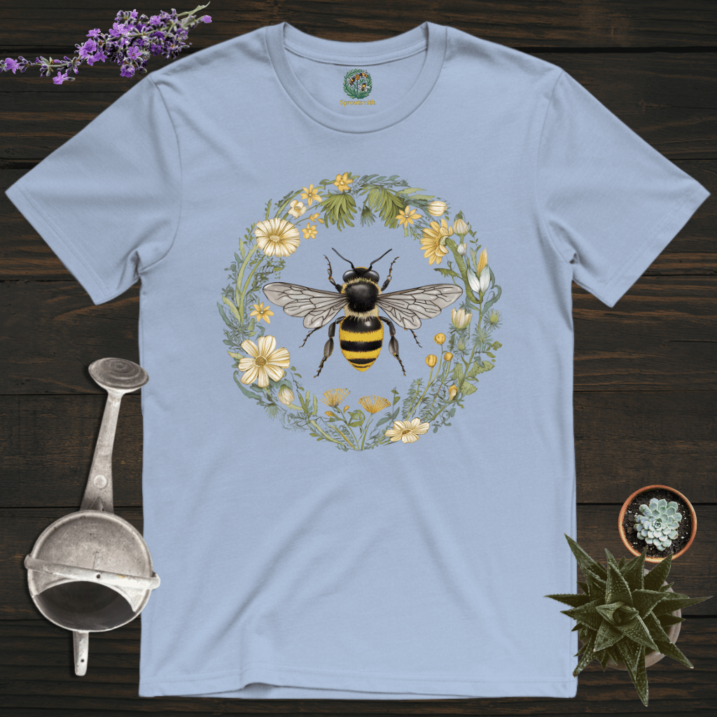 Sproutsmith T-Shirt Light Blue / S Bee Flowers T-Shirt