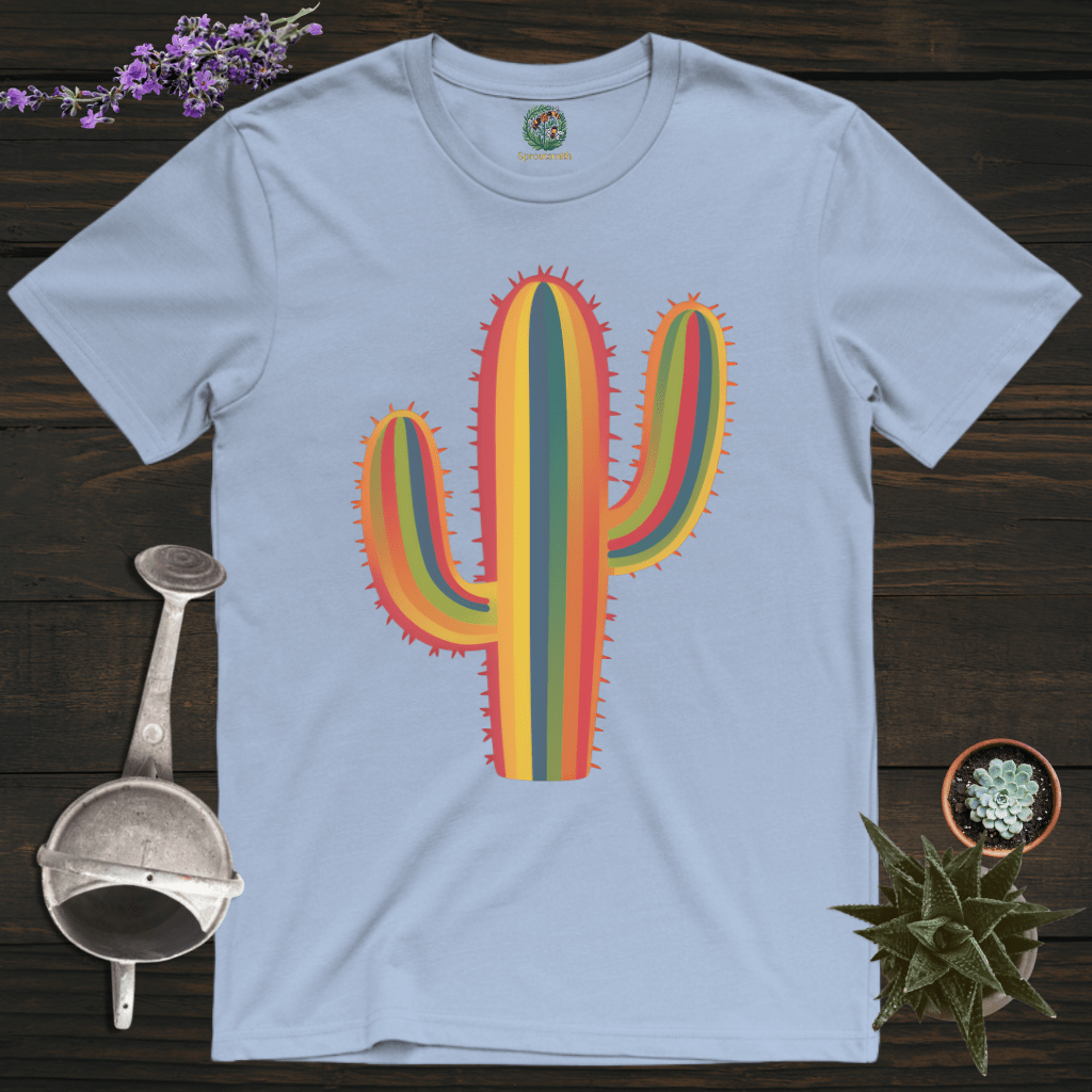 Sproutsmith T-Shirt Light Blue / S Colorful Cactus T-Shirt