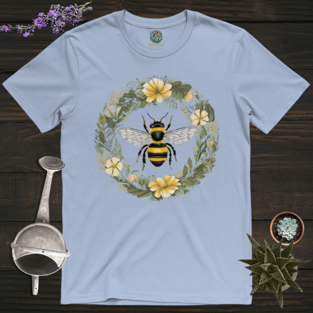 Sproutsmith T-Shirt Light Blue / S Floral Bee T-Shirt