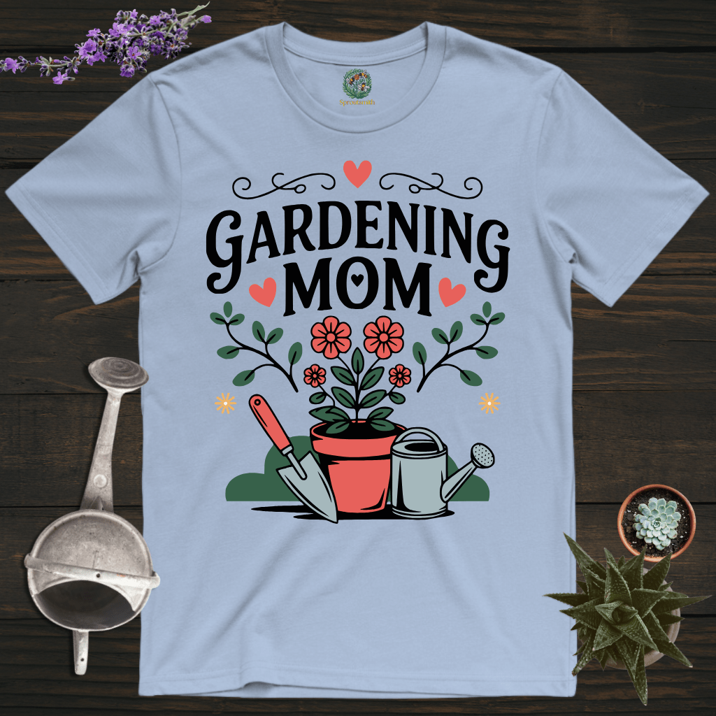 Sproutsmith T-Shirt Light Blue / S Gardening Mom T-Shirt