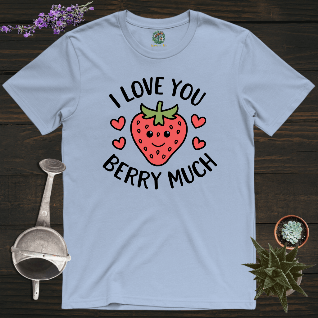 Sproutsmith T-Shirt Light Blue / S I Love You Berry Much T-Shirt