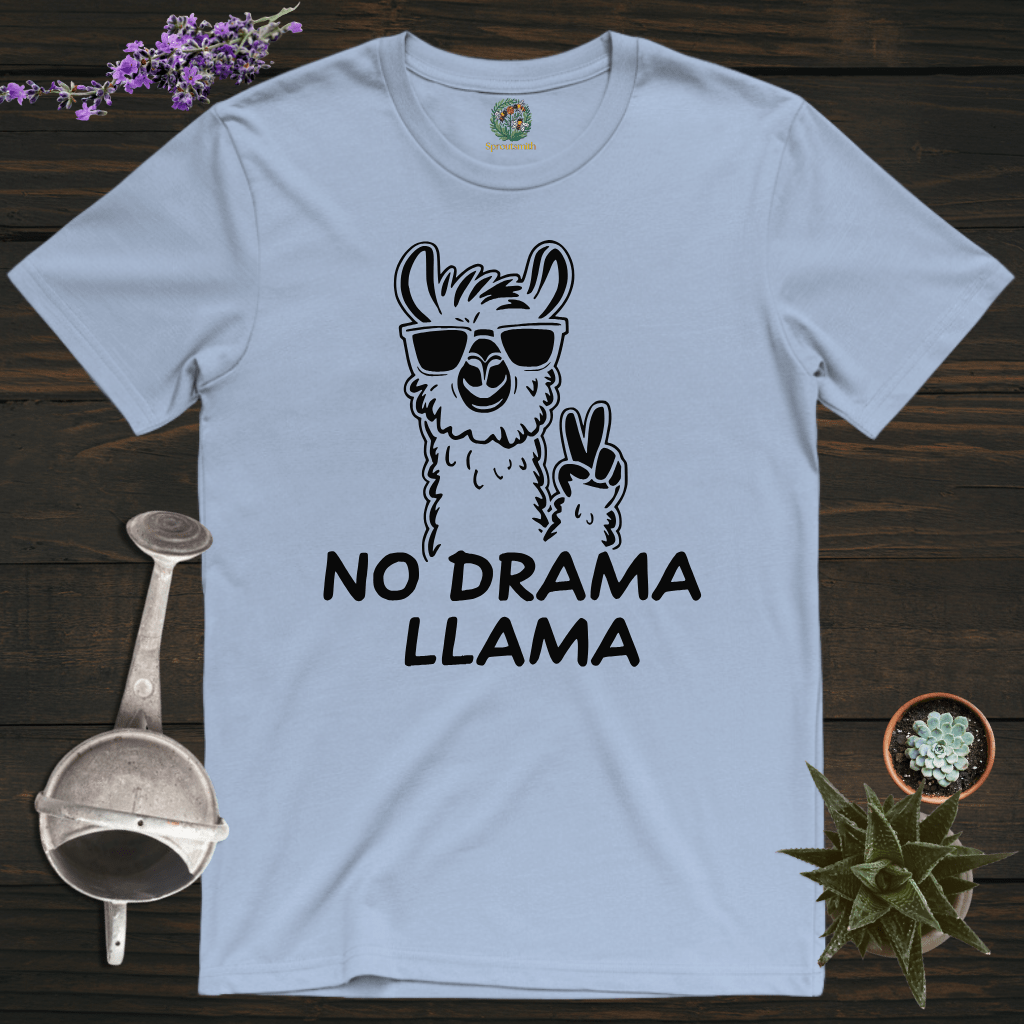 Sproutsmith T-Shirt Light Blue / S No Drama Llama T-Shirt