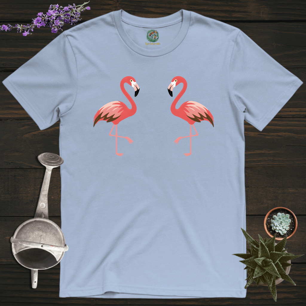 Sproutsmith T-Shirt Light Blue / S Pink Flamingo T-Shirt